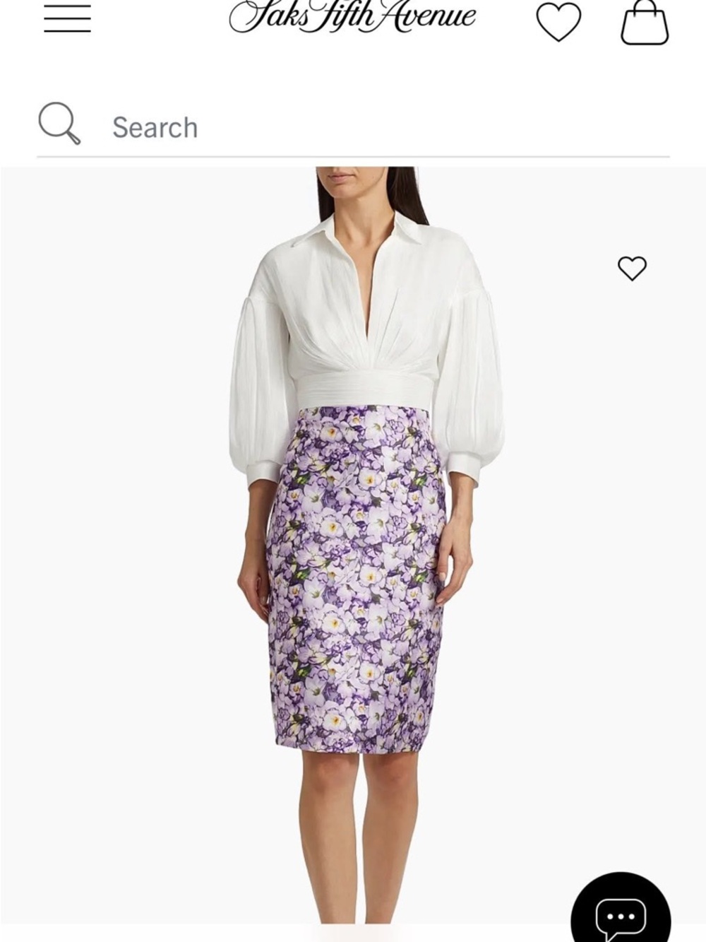 Badgley Mischka Floral dress
